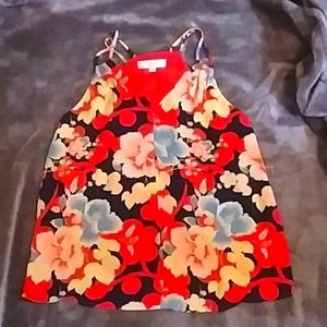 Loft size small floral tank top